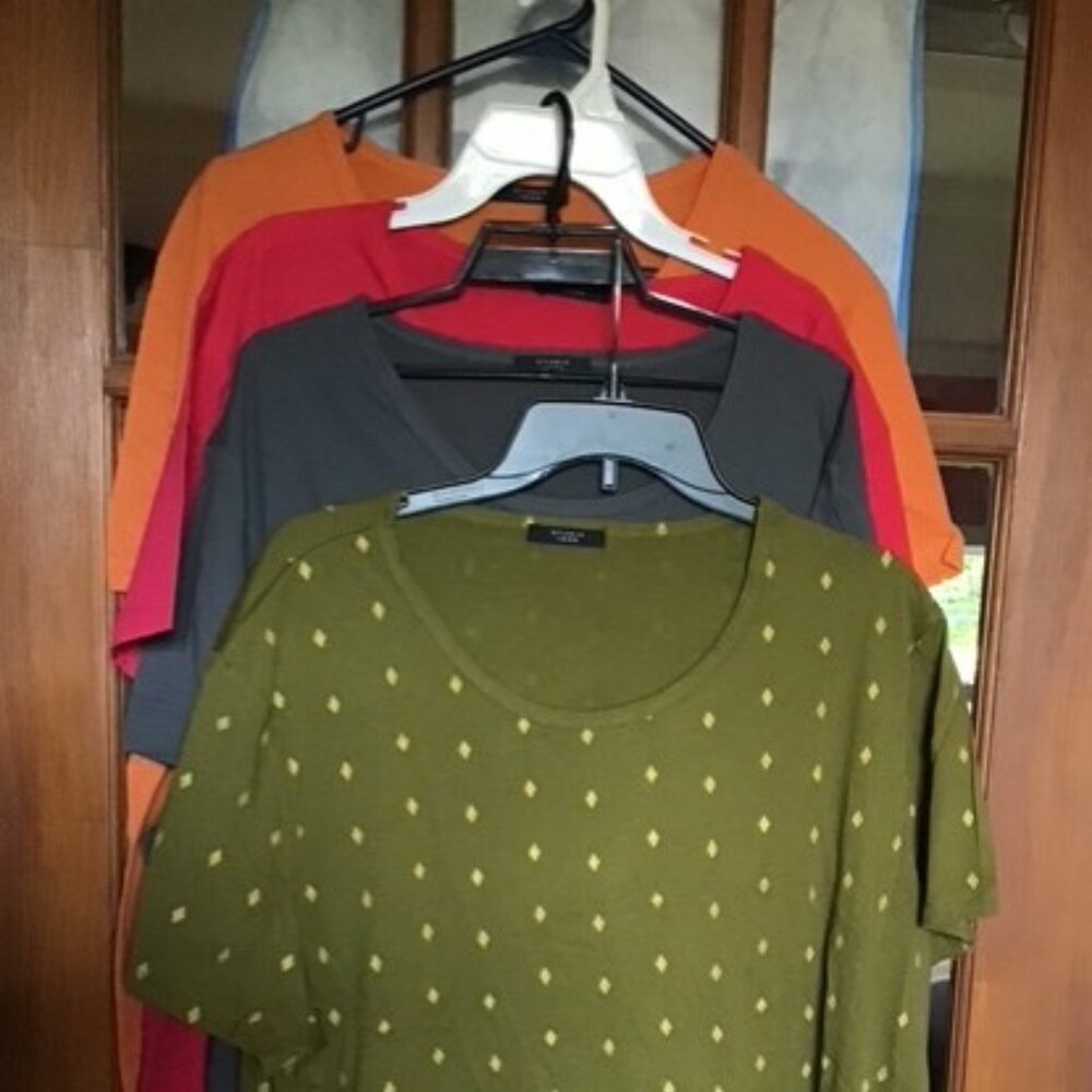 4-Pack Fashion Tees - 2X (22W-24W)